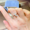 Classic Morado Horse Eye Cut Moissanite Ring Blanco Horse Eye 2 Karat No 9