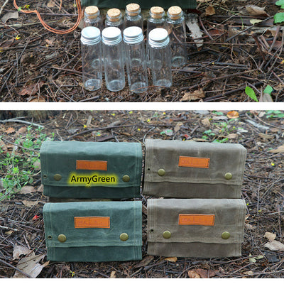 Set de Botellas Condimenteras de Vidrio para Camping Portátil - Image 5