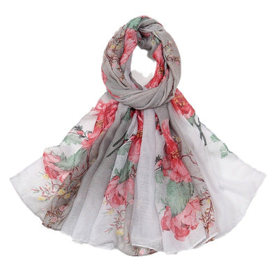 Pañoleta Voile Floral Ultraligera - Image 5