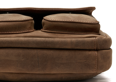 Bolsa Mensajera de Cuero para Hombre - Estilo Casual y Profesional - Image 16