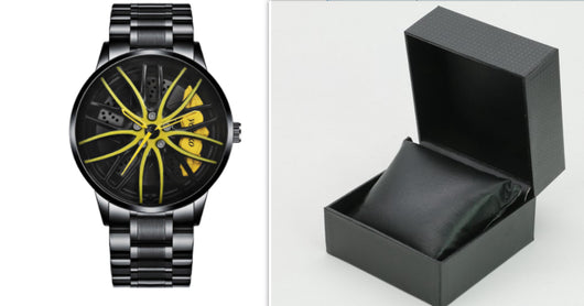 Reloj de Cuarzo Impermeable con Ruedas de Acero Inoxidable para Hombre - Image 31