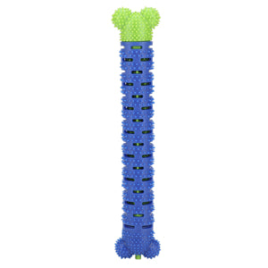 Limpiador Dental Masticable para Perros - Juguete Cepillo de Dientes Azul y Verde - Image 13