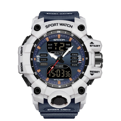 Reloj Despertador Multifuncional con Luz Verde y Sensor Fotoeléctrico - Resistente al Agua y Golpes - Image 10