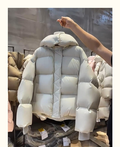 Chaqueta Acolchada Suelta Estilo Coreano en Algodón - Image 13