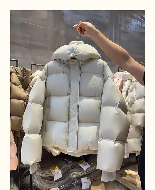 Chaqueta Acolchada Suelta Estilo Coreano en Algodón - Image 13