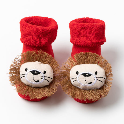 Calcetines Antideslizantes para Bebé Invierno Rojo Grande - Image 14