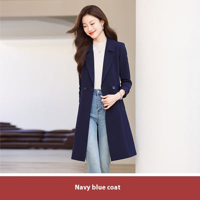 Abrigo Trench Coat Negro para Mujer - Elegancia de Otoño - Image 7
