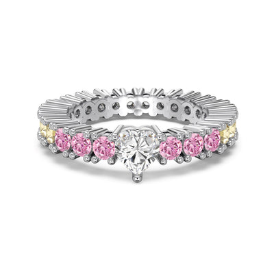 Anillo de Plata 925 para Mujer con Corazones y Arcoíris - Image 5