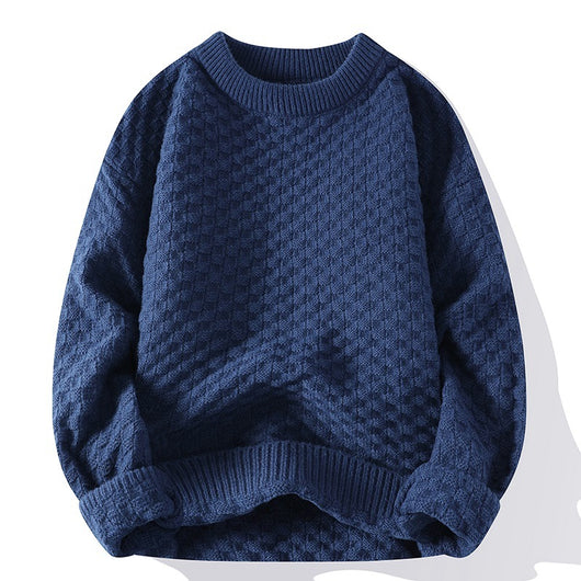 Suéter Cuello Redondo para Hombre - Otoño e Invierno - Image 5