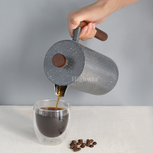 Cafetera Francesa de Acero Inoxidable 304 Doble Capa Ink Style - Image 14