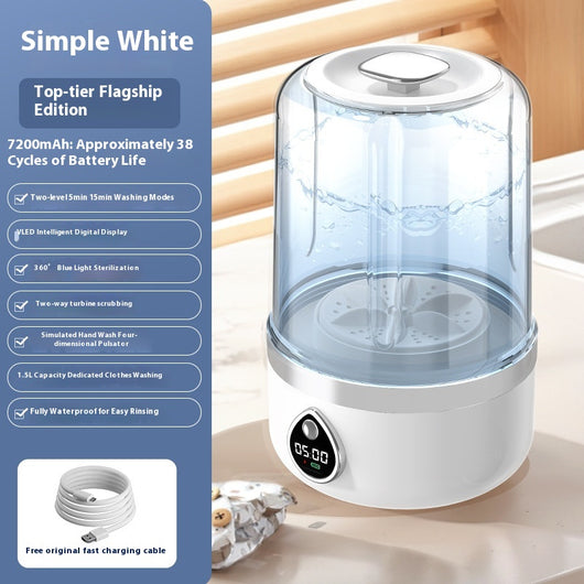 Lavadora Portátil Automática Mini con Carga USB - Image 5