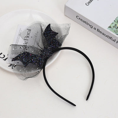 Diadema de Murciélago de Malla para Halloween - Image 6