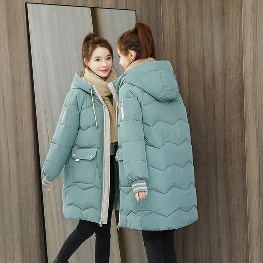 Chaqueta Acolchada Larga para Mujer - Calidez y Estilo - Image 13
