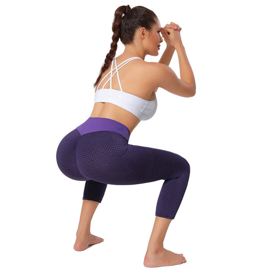 Pantalones de Yoga Cortos y Ajustados Efecto Durazno - Image 82