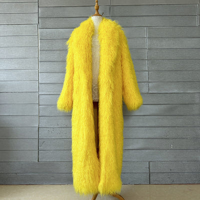 Abrigo de Invierno para Mujer en Cuero con Detalles de Piel - Image 11