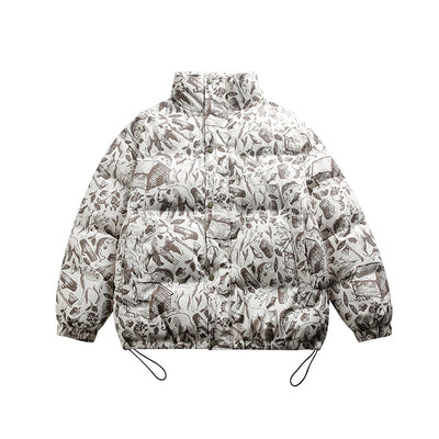 Abrigo Térmico Grueso de Algodón para Hombre - Image 8