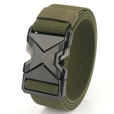 Cinturón Elástico Tejido para Hombre - Diseño Minimalista con Hebilla de Aleación - Image 8