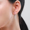 Aretes de Plata 925 con Diamantes Artificiales de Alta Calidad