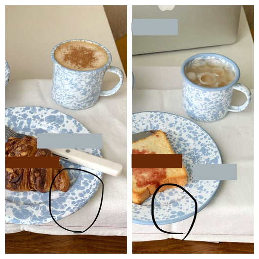 Tazón para Ensalada y Cereales con Diseño Artístico en Azul - Image 11