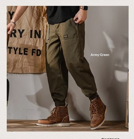 Pantalones Casuales Retro Americanos Talla Grande Rectos y Holgados - Image 16