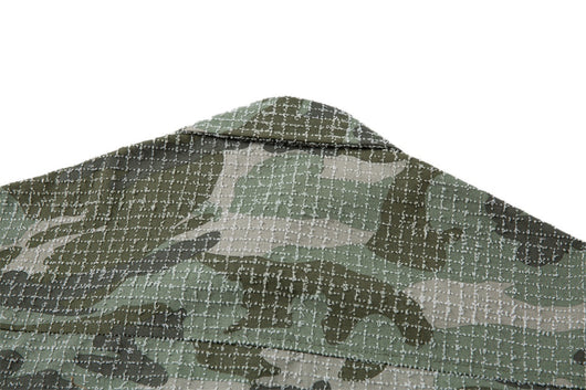 Camisa Retro Camuflaje Americana Manga Corta para Hombre - Image 19