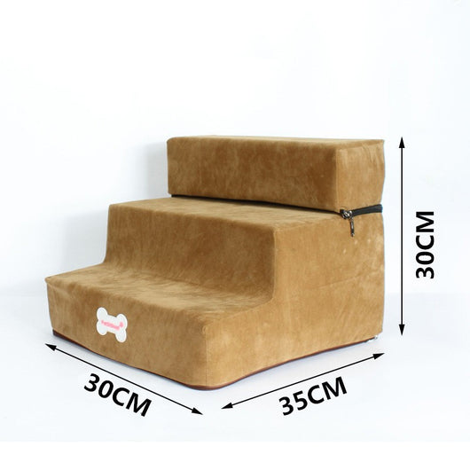 Escaleras para Mascotas - Rampa de 3 Escalones con Cama Integrada para Perros y Gatos - Image 4
