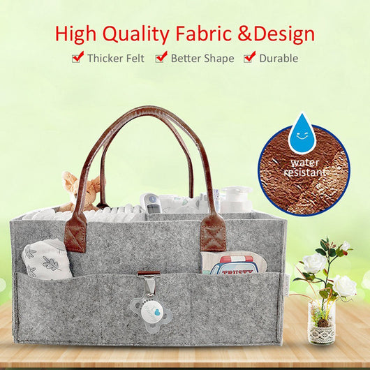 Bolsa Organizadora de Pañales Personalizada en Fieltro - Image 10