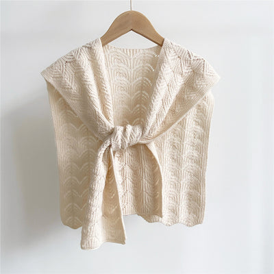 Bufanda de Lana Tejida con Nudos para Mujer - Colección Otoño - Image 6