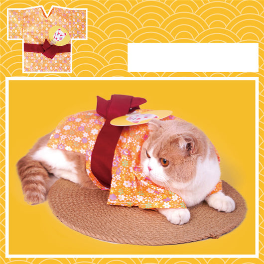 Ropa Yukata Kimono para Gatos y Perros - Primavera Verano - Image 4