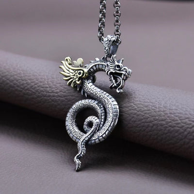 Dije Dragón Ala Plata S925 Estilo Nacional Personalizado - Image 2