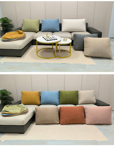Almohada Bolster de Chenilla Extragrande para Sofá y Cama - Máximo Confort - Image 17