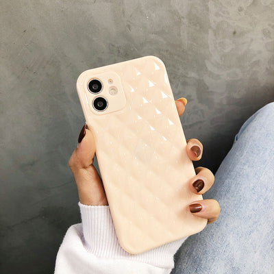 Funda Protectora TPU Brillo Diseño Rombo - Carcasa Suave y Resistente - Image 11