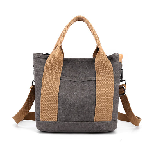 Bolsa de Lona Estilo Coreano de Gran Capacidad para Viajes y Uso Diario - Image 2