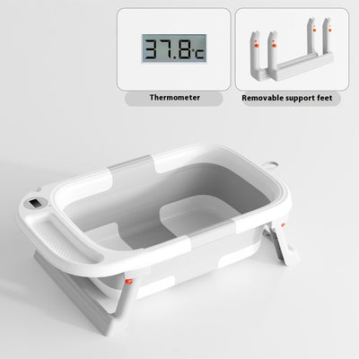 Bañera Plegable para Bebé 0-3 Años con Termómetro de Agua - Image 4