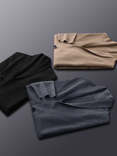 Cardigan de Lana Suelta para Hombre - Estilo Casual y Cómodo - Image 8