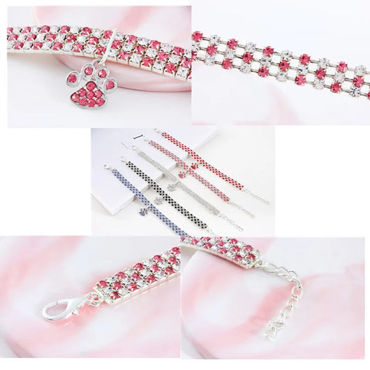 Collar Estirable de Diamante Multicolor para Gatos y Perros - Image 16