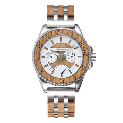 Reloj Deportivo para Hombre con Diseño de Madera y Mecanismo de Precisión - Image 8