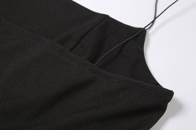 Vestido Largo Asimétrico de Un Hombro Ajustado con Abertura Lateral - Image 16