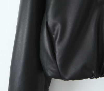 Chaqueta de Cuero PU para Motociclista Estilo Pan - Image 21
