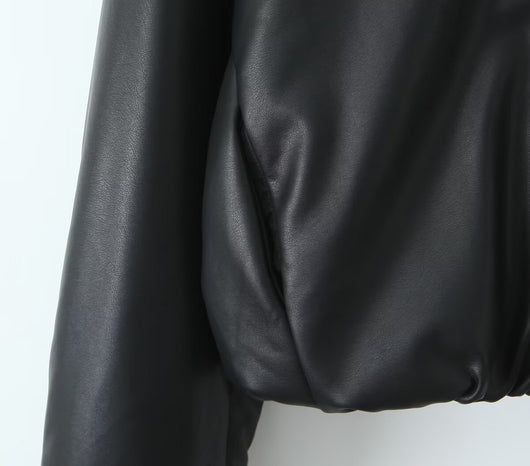 Chaqueta de Cuero PU para Motociclista Estilo Pan - Image 21