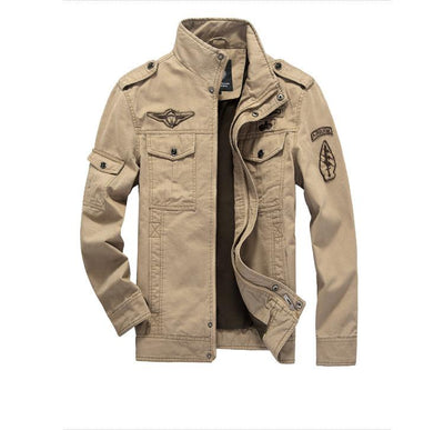 Chaqueta Cargo Militar Hombre Talla Grande Casual - Image 16