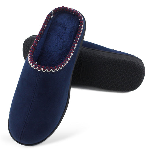 Pantuflas de Felpa Coral para Hombre Talla Grande - Image 8