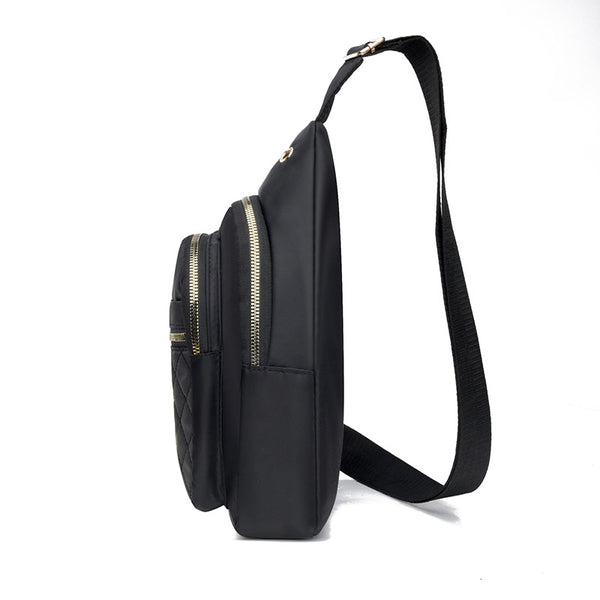 Bolsa Crossbody Acolchada para Mujer - Diseño Rombo Elegante