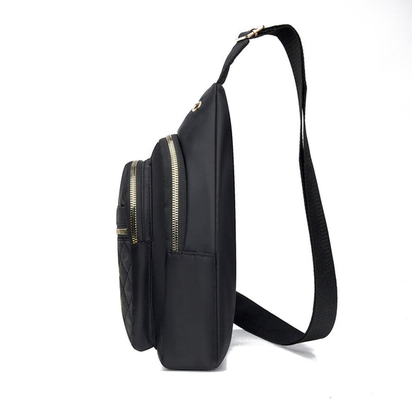 Bolsa Crossbody Acolchada para Mujer - Diseño Rombo Elegante