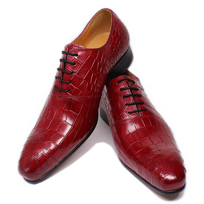 Zapatos de Cuero Oxford para Hombre - Elegancia Empresarial - Image 3