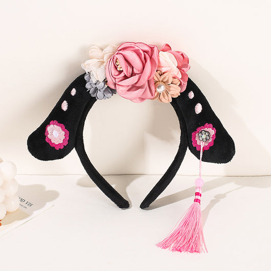 Diadema Princesa Estilo Chino con Borlas Decorativas - Image 12