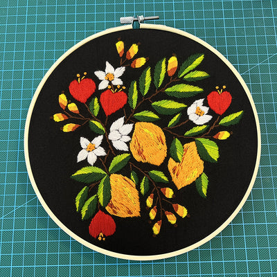Kit de Costura para Cuadro Tridimensional con Flores Artesanales - Image 17