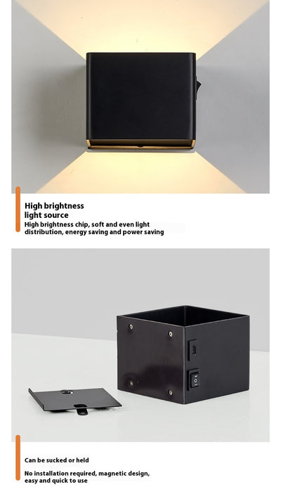 Lámpara de Pared Minimalista para Dormitorio en Aleación - Image 23