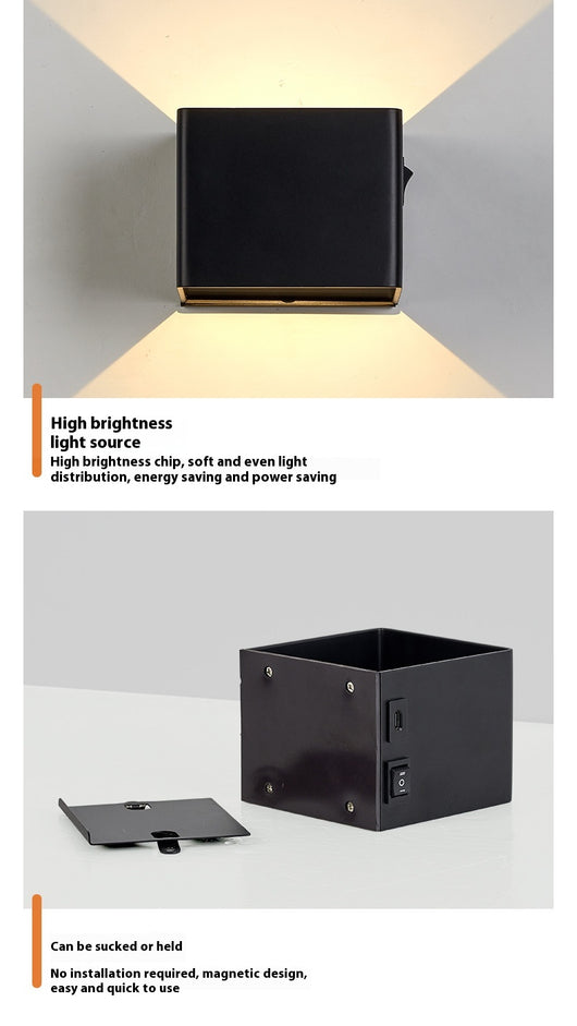 Lámpara de Pared Minimalista para Dormitorio en Aleación - Image 23