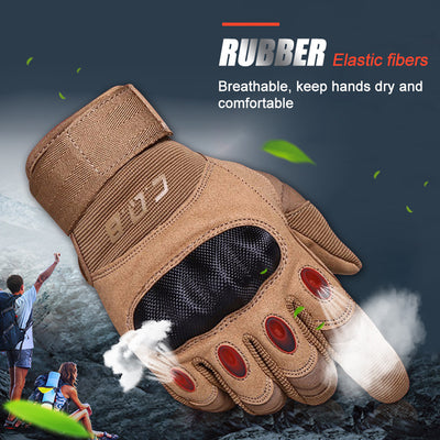 Guantes Tácticos Militares de Medio Dedo con Protección de Nudillos - Image 3